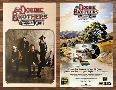 THE DOOBIE BROTHERS Walk This Road 2025 Ltd Ed New RARE Tour Poster! Folk Rock - Image 1 of 3