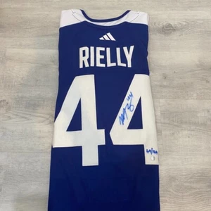 MORGAN RIELLY, COA Hand-Signed Blue Pro Adidas Jersey, Toronto Maple Leafs - Picture 1 of 13