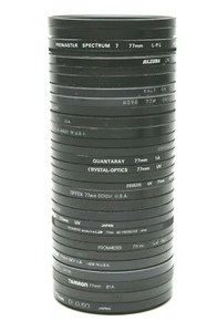 Surtido de 30 filtros diferentes con rosca de 77 mm. Ver foto. - Imagen 1 de 1