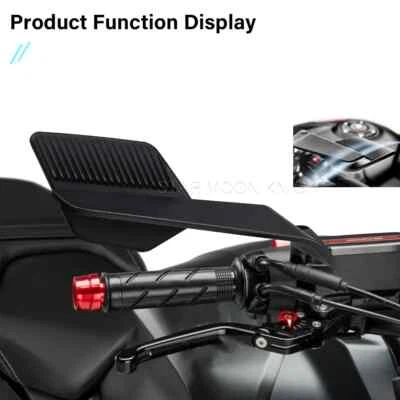 For Honda CB650R CB650F CB 750 Hornet 750 Handlebar Rearview Side Wing Mirrors - Image 1 of 4