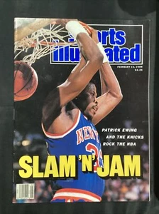 1989 Sports Illustrated Mag Patrick Ewing New York NY Knicks Basketball Cover - Picture 1 of 9