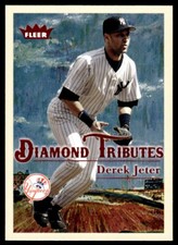 2005 Fleer Tradition Diamond Tributes Derek Jeter New York Yankees #12DT R48