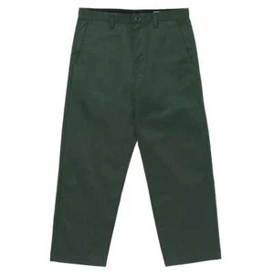 Volcom Men's Frickin Skate Dark Forest Green Chino Pants (DKF) - Picture 1 of 3