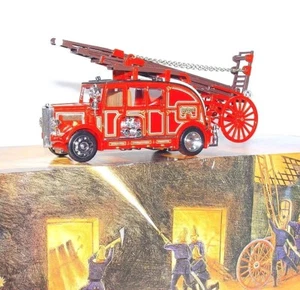 Matchbox 1:43 Models Of Yesteryear LEYLAND CUB FK-7 FIRE ENGINE 1936 #YFE08 MIB! - Picture 1 of 1