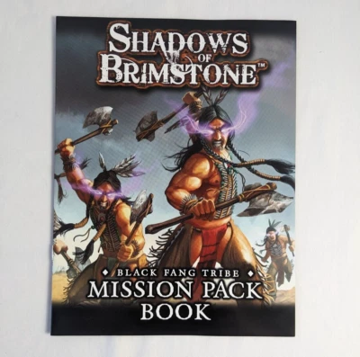 SHADOWS OF BRIMSTONE Board Game BLACK FANG TRIBE Expansion No Box Flying Frog - Image 1 of 2