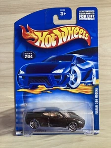 Hot wheels Ferrari 360 Modena rare new on long card from 2000 in black - Picture 1 of 8