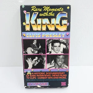 Rare Moments with the King Elvis Presley (VHS, 1987) Goodtimes Home Video - Imagen 1 de 3