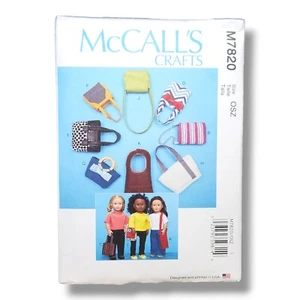 BOLSOS DE MANO MUÑECA CHICA AMERICANA MCCALL'S Crafts 7820 18 - Imagen 1 de 1
