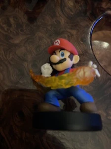 Nintendo Mario Amiibo Super Smash Bros Pre-owned Figure Fireball SSB Switch Wii - Picture 1 of 1
