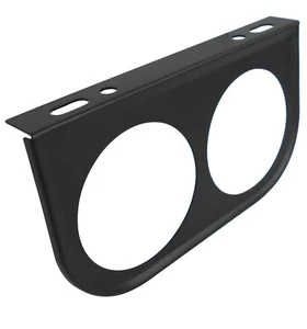 Speco Meter Automotive 2" Black Double Gauge Holder Panel #541-02 - Picture 1 of 4