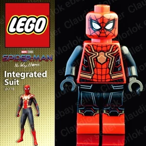 ⭐ LEGO Spider-Man Minifigure sh778 Marvel No Way Home Holland Suit sh0778 - Foto 1 di 6