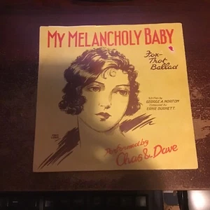 MY MELONCHOLY BABY 7" VINYL CHAS N DAVE POP BIRTHDAY CHRISTMAS - Imagen 1 de 1