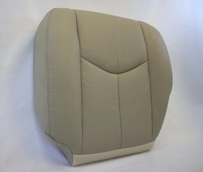 GMC Yukon 2003 2004 2005 2006 cubierta inferior del asiento del conductor vinilo bronceado claro Foto 1 de 4