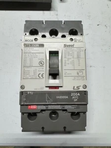 SUSOL BRAND MCCB UTS 250N CIRCUIT BREAKER 200A, 3 POLE - Picture 1 of 3