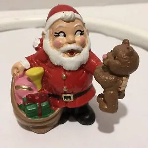 Figura PVC Wallace Berrie Navidad Papá Noel 1981 vintage - Imagen 1 de 7