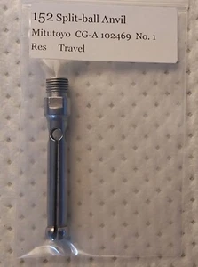 152 Mitutoyo Bore gauge-Split ball anvil  No. 1  CG-A 102469  6.5-7mm  .28"  - Picture 1 of 1