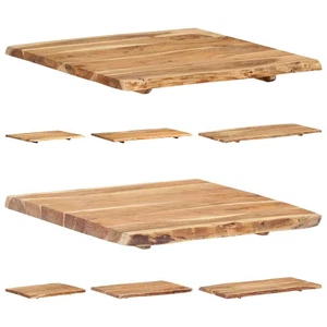 Madera Maciza Acacia Superficie de Mesa Tablero Salón Sala Multitalle vidaXL - Imagen 1 de 68