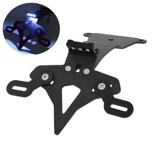LED Light License Plate Frame Holder Bracket for DUCATI Scrambler 800 2015-2021 - Picture 1 of 8