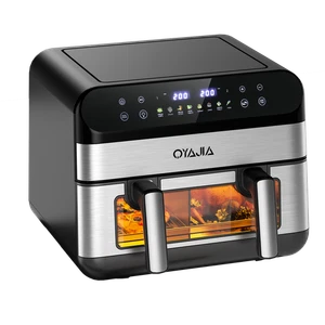 10L Doppel Heißluftfritteuse Dual Air Fryer Digital Heißluft-Fritteuse Backen DE - Bild 1 von 15