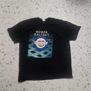 T-shirt concerto Roger Daltrey Tommy nera XL The Who Bootleg - Foto 1 di 7