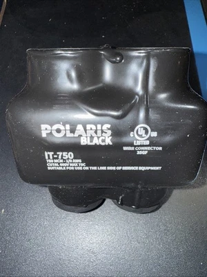 Polaris IT-750 Black MCM Wire Connector, 600V Max 75C - Box Of 4 - Image 1 of 4