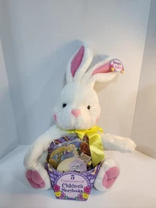 NWT Eggstra Special Bunny Rabbit Plush With 5 Childrens Books 2002 Publications - Picture 1 of 7