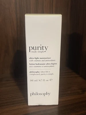Purity Made Simple Ultra Light Moisturizer by Philosophy for Women - 4.7 oz -NEW - Image 1 of 2