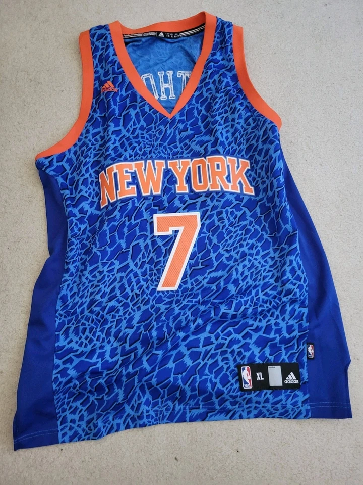 New York Knicks Carmelo Anthony Camo Jersey Away - XL - Image 1 of 3