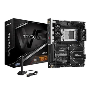 ASRock TRX50 WS AMD Threadripper 7000 Series EATX sTR5 Motherboard with WiFi NEW - Picture 1 of 6
