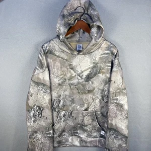 Felpa con cappuccio Akimbo + RealTree uomo XL mimetica invernale alberi tasca con cappuccio made in USA - Foto 1 di 8