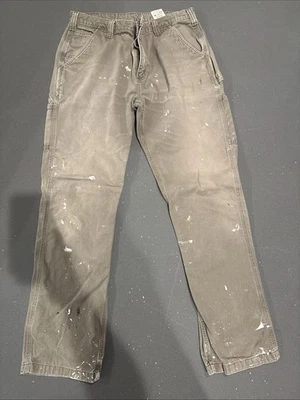 Carhartt Men’s Pants, Paint Splats, Distressed, Used, Worn, Grunge, Fashion.  - Image 1 of 4