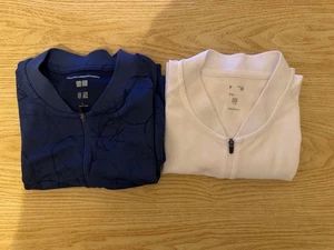 Theory x Dry EX Kanoko Polo Shirt Set White & Blue Collab Used - Picture 1 of 3