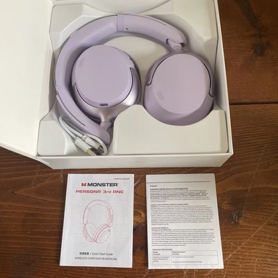 Monster Persona 3Rd Anc Wireless Over-ear Headphones Purple - Image 1 of 4