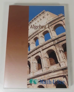 Math-U-See Algebra 1 2-DVD Set Part 1 & 2 2010 Math Instruction Homeschool - Imagen 1 de 3
