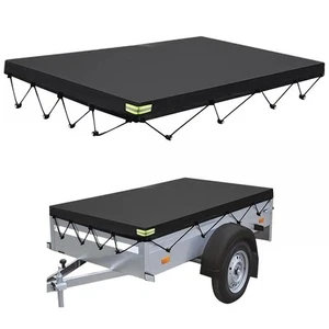 Cargo Security First Reinforced Sewn 420D Oxford Trailer Cover Solution - Picture 1 of 12