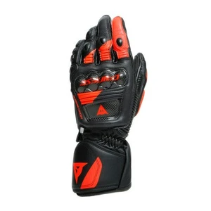 Dainese Druid 3 Motorcycle Gloves - Black/Fluo-Red - Picture 1 of 12