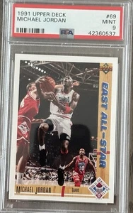 1991-92 Upper Deck Michael Jordan #69 Bulls PSA 9 - Picture 1 of 2