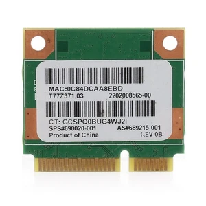 Carte Wi-Fi RT3290 150Mbps compatible Bluetooth pour Pavilion G7-20001668 - Photo 1/10
