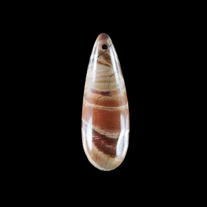 Flame Jasper 47x16x7 mm Pendant bead HF317019 - Picture 1 of 4