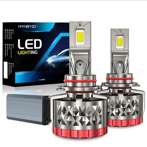 9005 HB3 LED Headlight KIT Combo Bulbs 6000K High&Low Beam Super Bright White - Picture 1 of 9