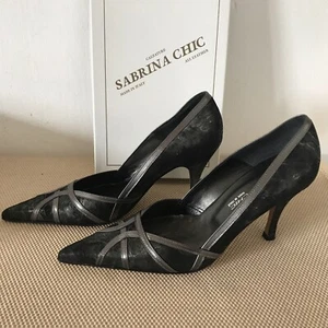 Sabrina Chic, Woman Shoes, Charcoal, Leather, RRP £110, Size UK 3, EU 36 - Picture 1 of 10