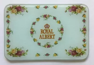 Royal Albert OLD COUNTRY ROSES Hartglas Servier Schneidebrett Tablett KLEIN - Bild 1 von 3