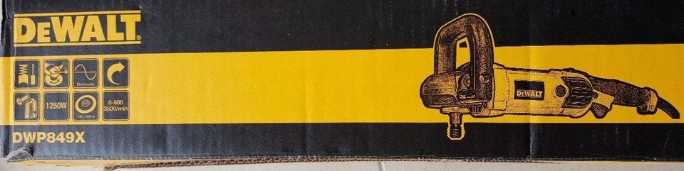 Dewalt DWP849X 7"/9" Electronic Polisher with Protective Cover NEW! - Image 1 of 1