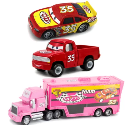 Disney Pixar Cars NO.35 Shifty Racers Pickup Mack Truck Movie Kids Mattel Toy - Image 1 of 4