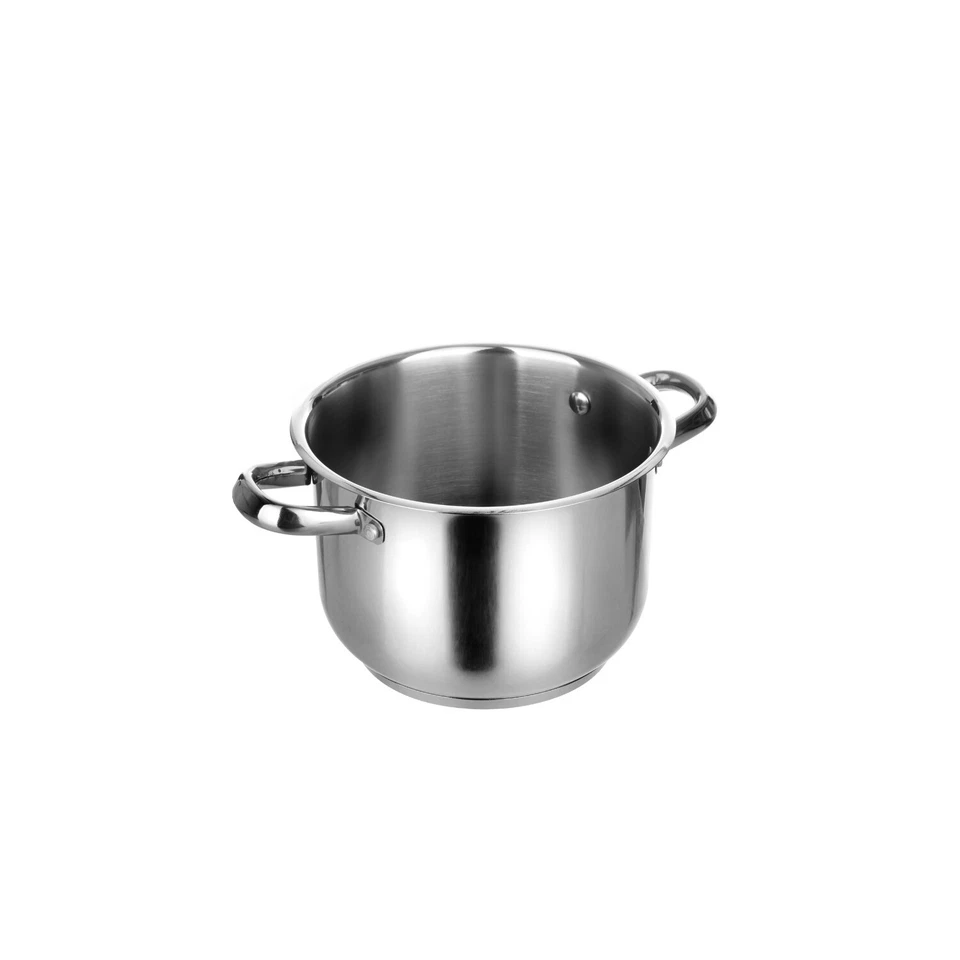 Pentola 14 cm acciaio 18/10 Mito argento - Immagine 1 di 4