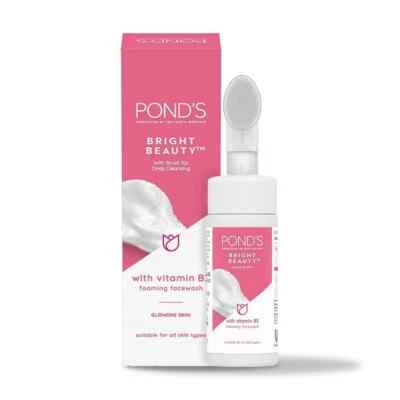POND's Bright Beauty Foaming Facial Cleansing Brush Facewash 150 Ml - Image 1 of 4