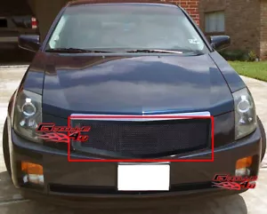 Fits Cadillac CTS Black Mesh Grille Insert 03-07 - Picture 1 of 2