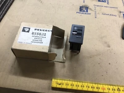 Genuíno Peugeot 604 vintage controle climático interruptor painel console 655012 - Imagem 1 de 4