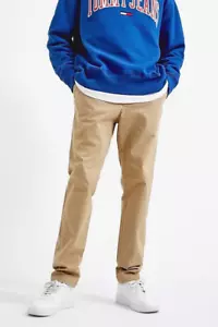 Pantalón Chino UO URBAN OUTFITTERS HOMBRES Easton Calce Ajustado Elástico Talla 30x32 Caqui - Imagen 1 de 6