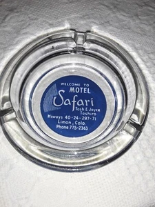 New Vintage Motel Safari Limon, Colo 4" Round EC - Picture 1 of 3